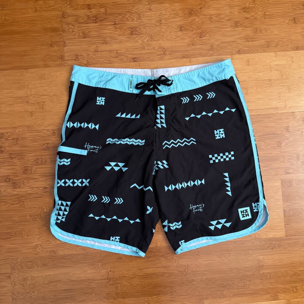 Hawaii's Finest Board Shorts Mens 38 swim surf beach pool summer